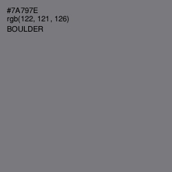 #7A797E - Boulder Color Image