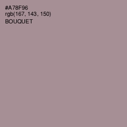 #A78F96 - Bouquet Color Image