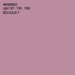 #BB8B9E - Bouquet Color Image