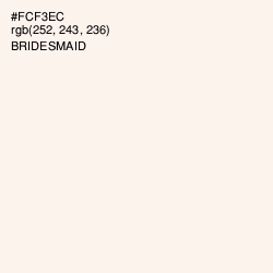 #FCF3EC - Bridesmaid Color Image