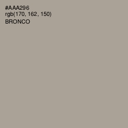 #AAA296 - Bronco Color Image
