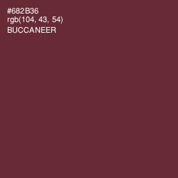 #682B36 - Buccaneer Color Image