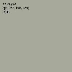 #A7A99A - Bud Color Image
