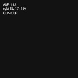 #0F1113 - Bunker Color Image