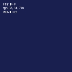 #191F4F - Bunting Color Image
