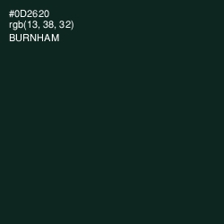 #0D2620 - Burnham Color Image