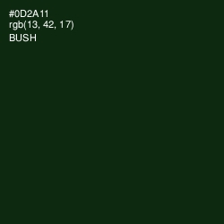 #0D2A11 - Bush Color Image
