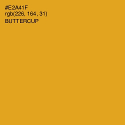 #E2A41F - Buttercup Color Image