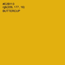 #E2B110 - Buttercup Color Image