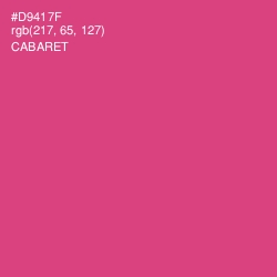 #D9417F - Cabaret Color Image