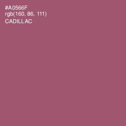 #A0566F - Cadillac Color Image