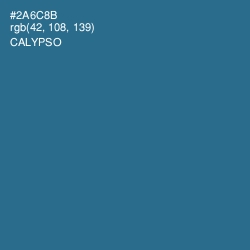 #2A6C8B - Calypso Color Image