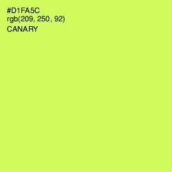 #D1FA5C - Canary Color Image
