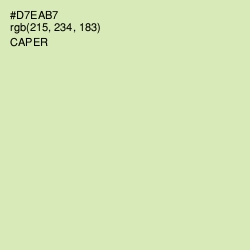 #D7EAB7 - Caper Color Image