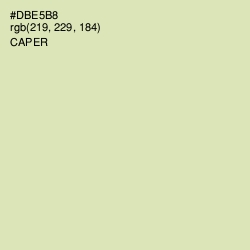 #DBE5B8 - Caper Color Image
