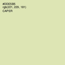 #DDE5B5 - Caper Color Image