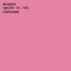#E483A3 - Carissma Color Image
