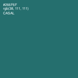 #266F6F - Casal Color Image