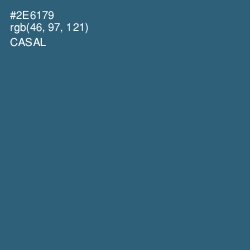 #2E6179 - Casal Color Image