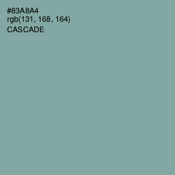 #83A8A4 - Cascade Color Image