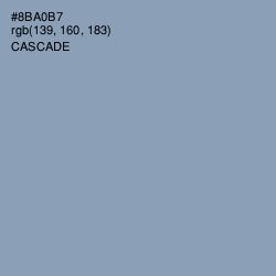 #8BA0B7 - Cascade Color Image