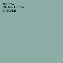 #8BAFA7 - Cascade Color Image