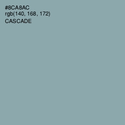 #8CA8AC - Cascade Color Image