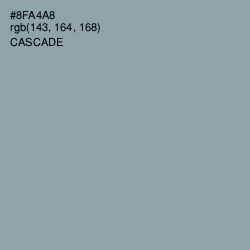 #8FA4A8 - Cascade Color Image