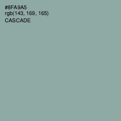 #8FA9A5 - Cascade Color Image