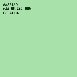 #A8E1A9 - Celadon Color Image