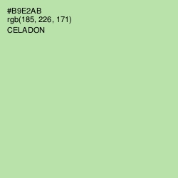 #B9E2AB - Celadon Color Image