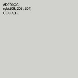 #D0D0CC - Celeste Color Image
