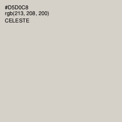 #D5D0C8 - Celeste Color Image