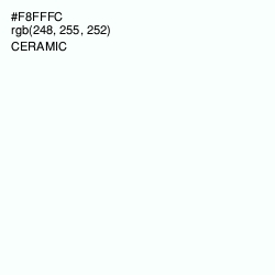 #F8FFFC - Ceramic Color Image