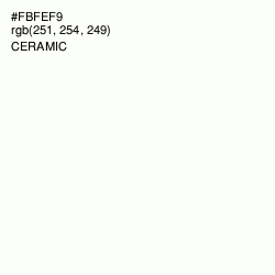 #FBFEF9 - Ceramic Color Image