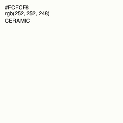 #FCFCF8 - Ceramic Color Image