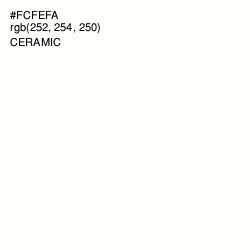 #FCFEFA - Ceramic Color Image