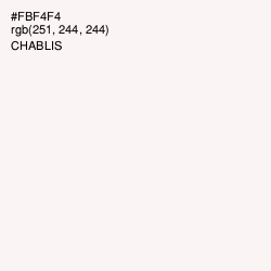 #FBF4F4 - Chablis Color Image