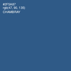 #2F5A87 - Chambray Color Image
