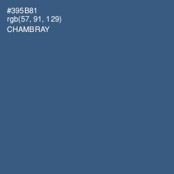 #395B81 - Chambray Color Image