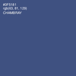#3F5181 - Chambray Color Image