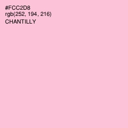 #FCC2D8 - Chantilly Color Image