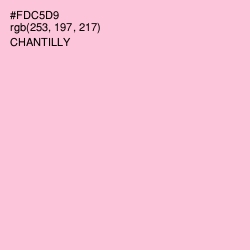 #FDC5D9 - Chantilly Color Image