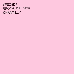 #FEC8DF - Chantilly Color Image