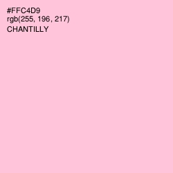 #FFC4D9 - Chantilly Color Image