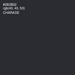 #2B2B32 - Charade Color Image