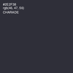 #2E2F38 - Charade Color Image