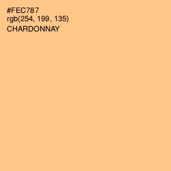 #FEC787 - Chardonnay Color Image