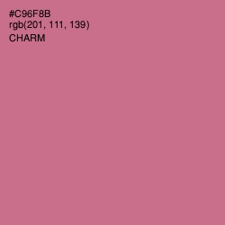 #C96F8B - Charm Color Image