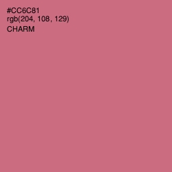 #CC6C81 - Charm Color Image